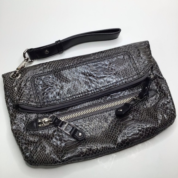 NINE West Animal Skin Print Clutch Purse Bag - Picture 6 of 13